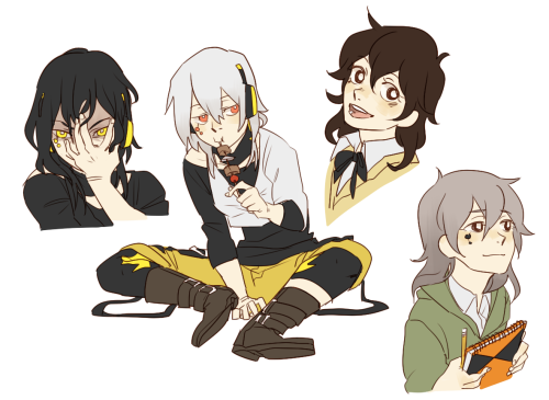 mirrorshards:  the requests are going to take a while more but meanwhile I rule 63’d some kagepros I’m probably going to end up doing them all  part 2