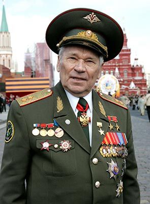 humanoidhistory:  Mikhail Kalashnikov (10 November 1919-23 December 2013) has passed away at the age of 94 in Izhevsk, the capital of the Udmurtia republic in Russia. During World War II when Kalashnikov was recovering in a hospital bed, he started work