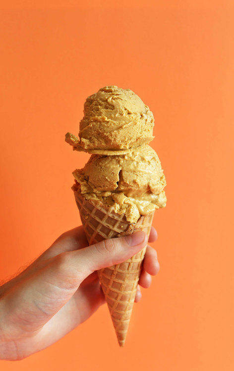 foodffs:  VEGAN PUMPKIN PIE ICE CREAM Really nice recipes. Every hour.   