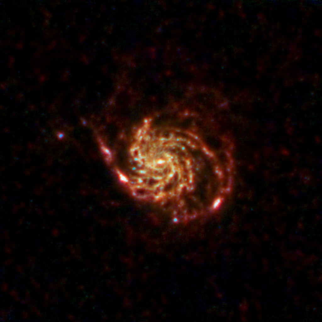 Herschel’s view of the Pinwheel Galaxy by europeanspaceagency