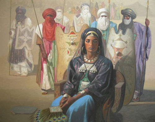 Tuareg bride, Mali | Tuareg girls | Tin Hinan Queen of Hoggar (South Algeria) | Tuareg woman