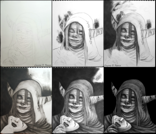 Nott, the Brave (Critical Role)11x14 charcoal WIP