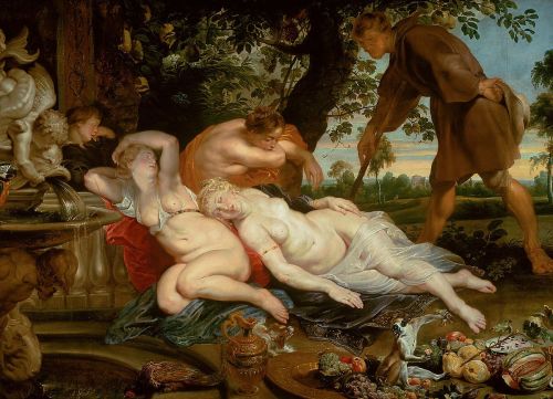 Peter Paul Rubens. Cimone and Efigenia. 1617. Color on canvas. Kunsthistorisches Museum, Vienna.