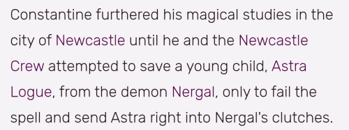 John Constantine Is One Of The Funniest Dc Characters Ever I Went To His Wiki Page To Learn More About