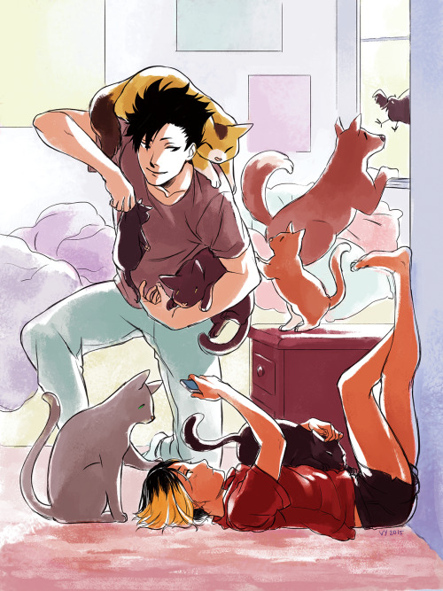 vythefirst:Last minute KuroKen small print! My friend marzichan aptly described them as “dripping wi