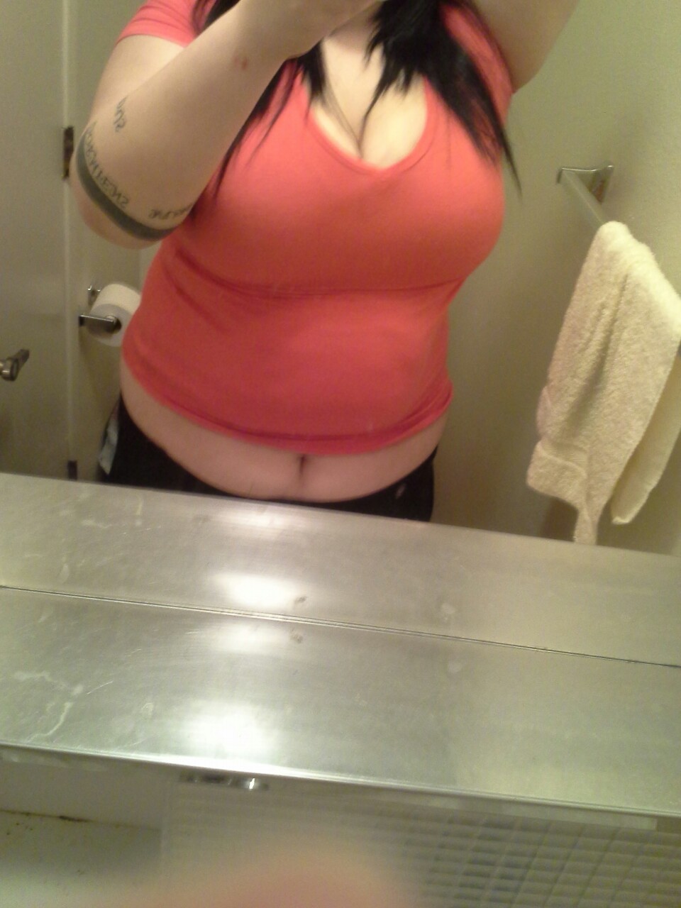 thickthighswillsavelives:  I am so cute, with my cute tits and my cute tummy and