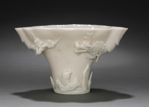 cma-chinese-art:Libation Cup, 1662, Cleveland Museum of Art: Chinese ArtSize: Overall: 8.8 x 14.8 cm