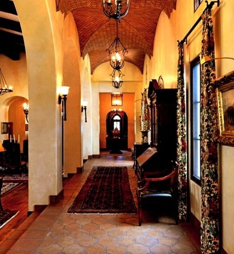 Foyer Mudroom San DiegoInspiration For A Mid-sized Mediterranean Terra-cotta Tile Entryway Remodel With