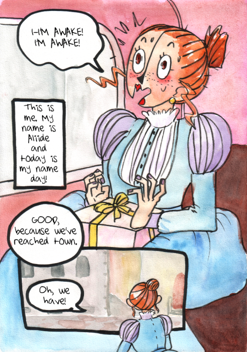 ninakoll: I am SO STOKED to share with you the first 4 pages of my new webcomic, Maila &amp; Ali