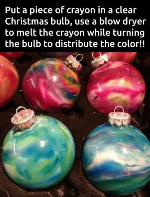 Make Your Own Christmas Bulb Ornaments