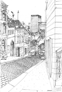 eatsleepdraw:  Sketches from my holidays - Zagreb, Croatia by Hari