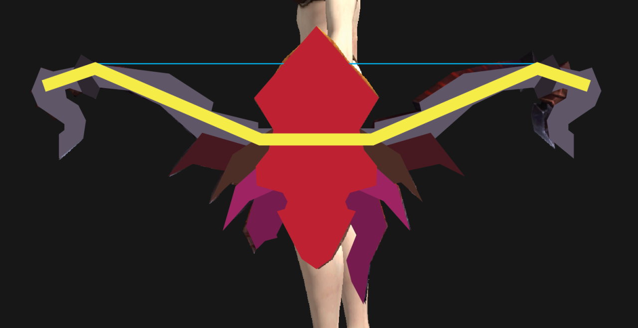 somehow, in my strange little mind mind, creating bizarre flat vector drawings of this bow is going to help me build it?