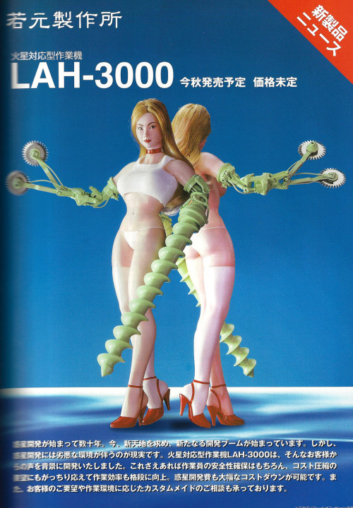 spaceleech:SMH (Sensational Model & Hobby) Vol. 4, 1996.Sculpt and design by Yoshihito Kobayashi