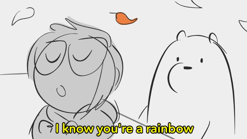 I know you’re a rainbow, deep deep inside :)