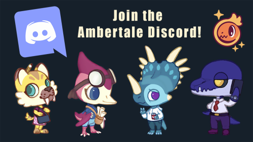 ✨Want to find out more about my new game, Ambertale?✨Check out the new >>Ambertail Games Disco