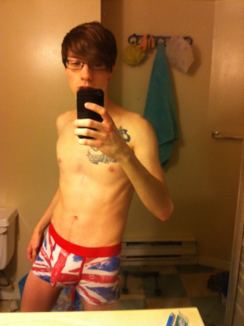 yourassisminebitch:   I’ve never submitted to a porn blog before, but seeing as yours is my favourite… and you’re only looking for an underwear pic… I guess I can bend my rule… for you. ;) Let me know if you want the one of me in a jockstrap