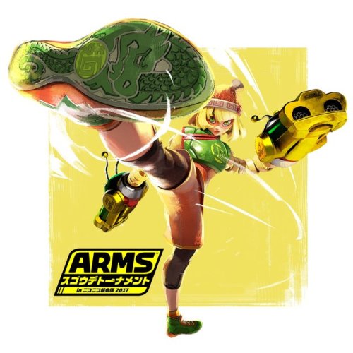 More official artwork of MinMin from the ARMS Japanese Twitter. She’ll also be playable at the upcom