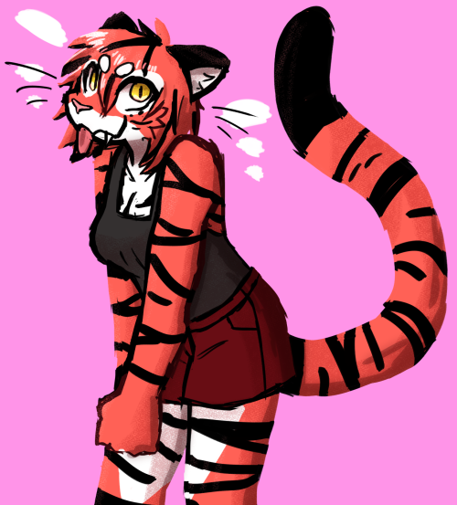 Her Name Is Dash She's A Tiger And Tall And Cool