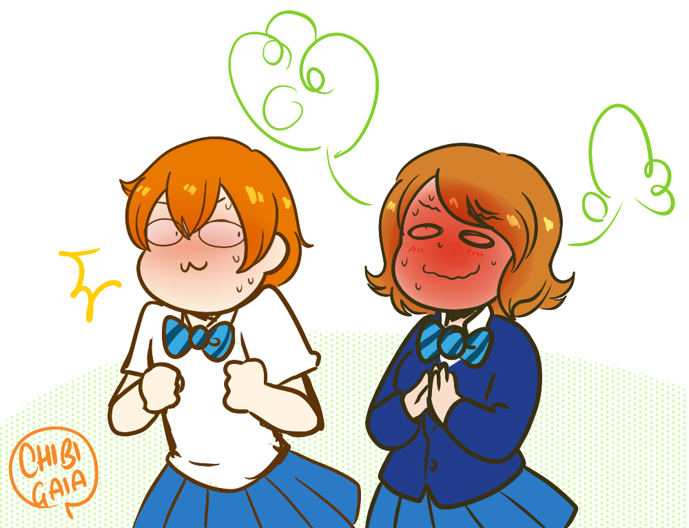 chibigaia-art:  the reason we didn’t have a rinpana duet was because they were