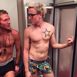 hotfamousmen:  Dougie Poynter and Tom Fletcher