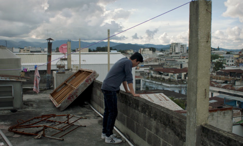 Los Fantasmas,  Sebastián Lojo. (2020) Koki makes a living in Guatemala City by winning 