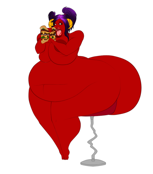 SSBBW Devina Eating Hi, just a little tribute picture to Fatfoxlover at FA Did this picture for two reasons, 1; wanted to draw someone eating something, and 2; wanted to show my support to a fellow artist. He recently made a Far furry set, that you can