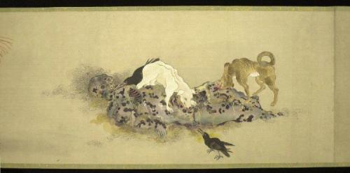 linaliee:  Kobayashi Eitaku Body of a Courtesan in 9 stages of Decomposition, c. 1870. 