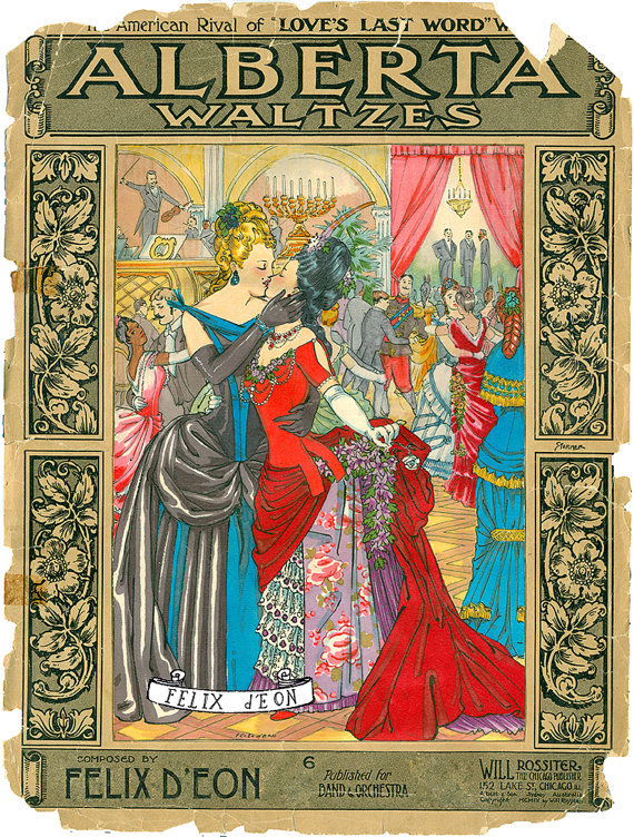 felixdeon: A collection of paintings on Lesbian themes by Felix d’Eon. They can