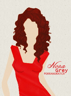 porranoratch:  MY ART: Minimalist of some the main characters of Hush Hush Series.