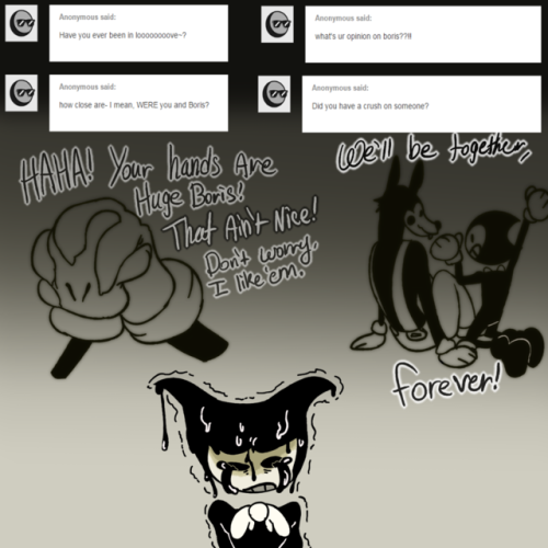 bendythelittledemondarling: “…..Don’t bring this up EVER again…”
