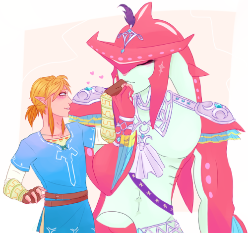 mistylotl: i keep drawing sidlink smoochin