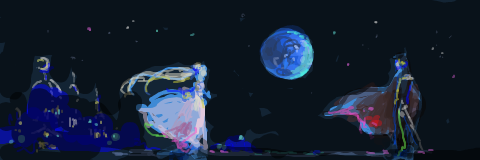 moonlightsdreaming:Sailor Moon &amp; Tuxedo Mask // by はすみ