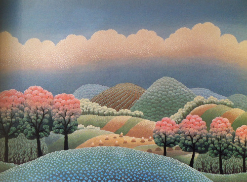Field in the hills / U bregovima polje (1968) oil on canvas