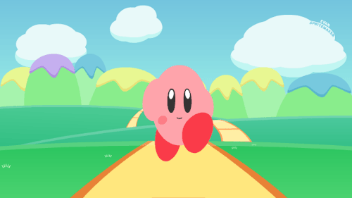 evanspritemaker:It’s always so fun to animate Kirby. I mean, just look at him for crying out loud!Pl