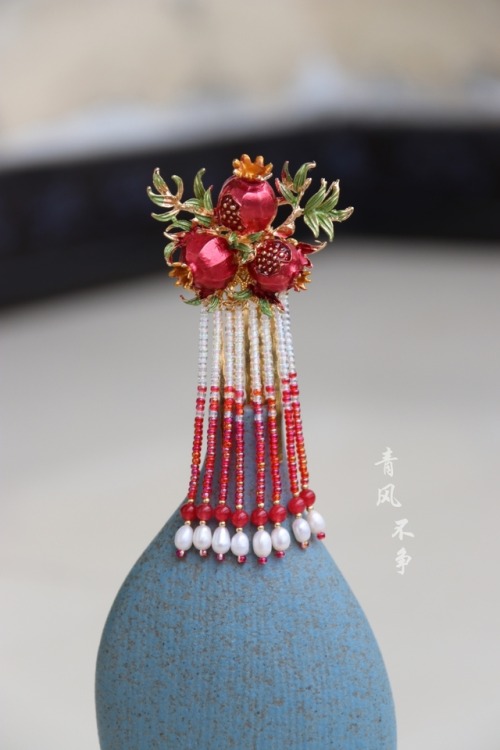 hanfugallery: Handmade Chinese hanfu accessories by 青风不争兮