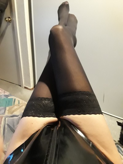 Sexy Me Black Latex And Stockings Feeling Beaut Tumbex