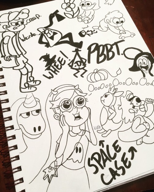 Bonus doodle pages, just for the fun of it. (Hey guess who started watching Voltron. It&rsquo;s 