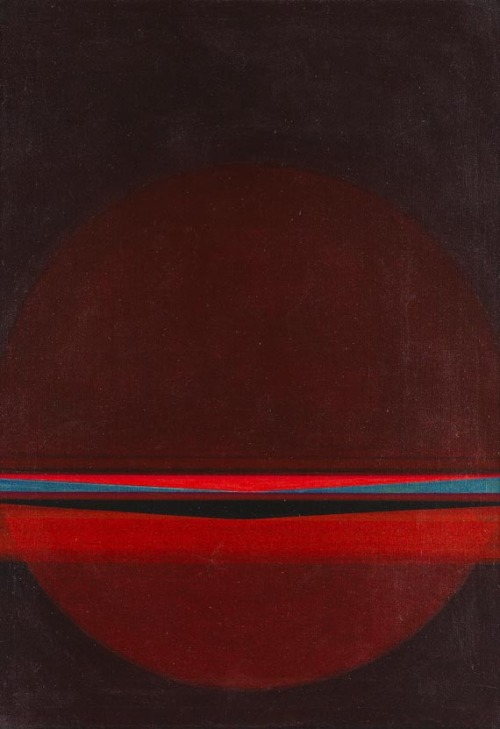 thatsbutterbaby: Lothar Quinte, Red Slot, 1965. Oil on canvas