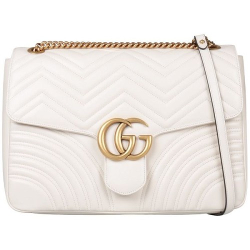 Gg Marmont Large Shoulder Bag ❤ liked on Polyvore (see more shoulder handbags)