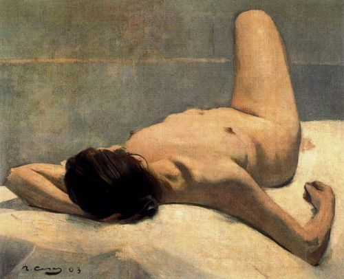 dappledwithshadow:  Desnudo, Ramon Casas 1903 