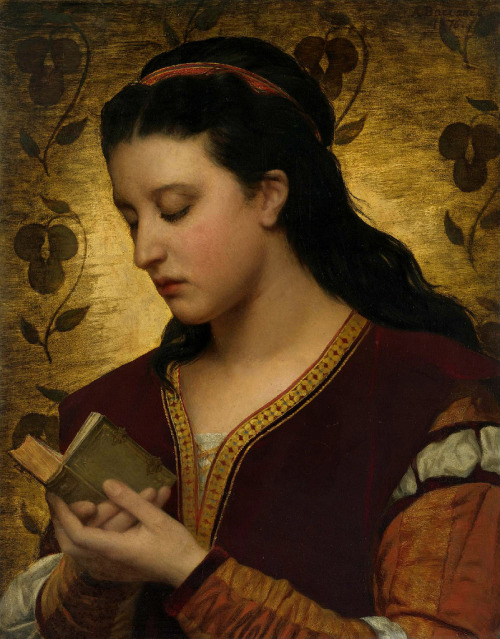blanzifiore:  Lady Reading a Book by Attilio Baccani