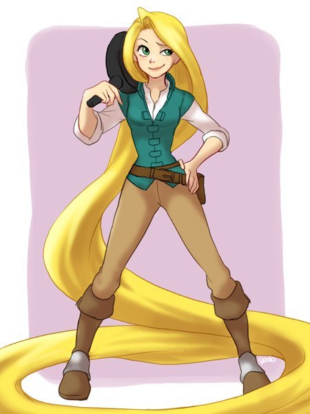 svndruh:  Disney princesses wearing the clothing of their male counterparts. By