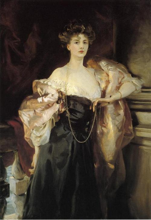 artist-sargent: Portrait of Lady Helen Vincent, Viscountess D'Abernon, John Singer SargentMedium: oi