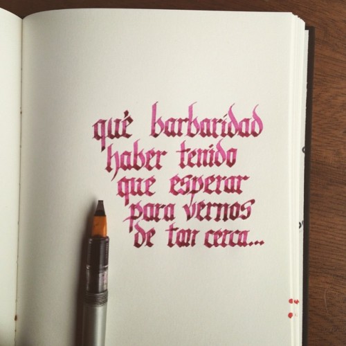 Un poco de @Babasonicos para el alma caligráfica. — #calligraphy #typography #calligraffiti #calligr