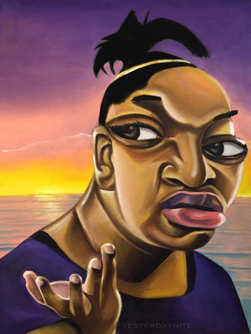 nasfera2:Alim Smith’s amazing “Black Meme History Month” paintings.