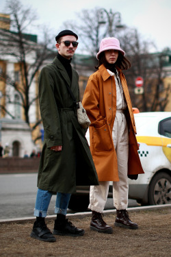 art-vision:  On the street…All about style on the streets of Moscow in:🌎 👉 Art-vision.tumblr.com 👈.#NoFreePhotos.Stay tuned for updates#streetfashion #mbfw #fashion #fashionweek #style #street #love #sweet #details #colours #amazing #moda #streetstyle