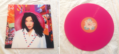 knightofleo:  Björk Discography | Limited Edition Coloured VinylDebut | Beige, Silver    shy. beginner. humility. virgin, mohair, the messenger Post | Pink, Orange  greedy, euphoric, absorb, promiscuity, urban  Homogenic | Green   icelandic/cosmopolitan,