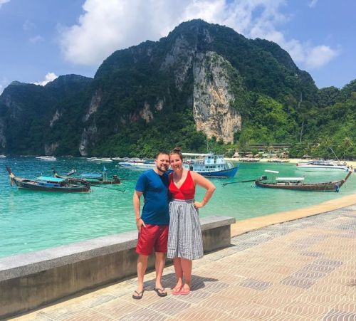 Honeymoon Day 9: We took a boat tour to Koh Phi Phi for our last full day in Phuket. The tour requir