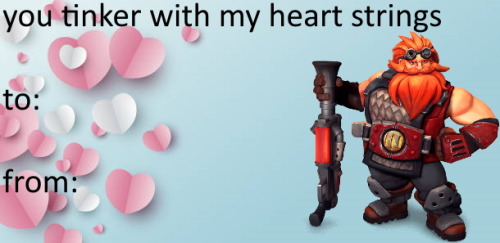 Set 1 | Set 2 | Set 3 | Set 4 | Set 5Paladins Valentines card dump!To our special community, courtes