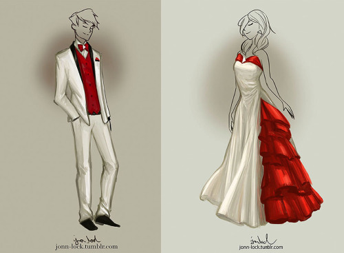jonn-lock:  Humanization Formal. In order from top to bottom: dA, Chrome, Tumblr, Youtube, and Twitter. They’re the sets I have done so far in one post! I must say the suits were the hardest to design because they’re so simple, so I had to play around